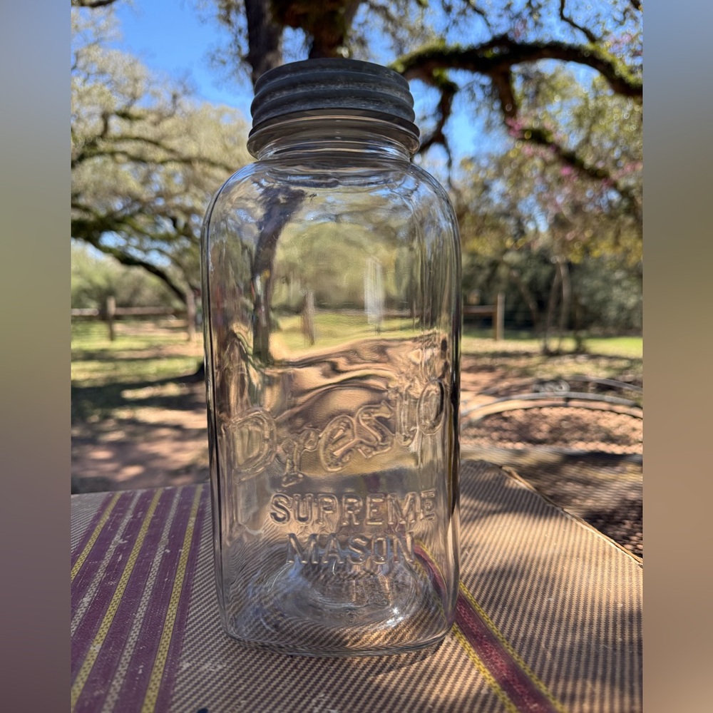 Vintage Presto Supreme Mason Jar